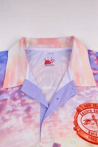 Custom Fashion Dye Sublimation Mens Polo Shirts Design Jockey Club Polo Shirts Dye Sublimation Factory P1471 detail view-1